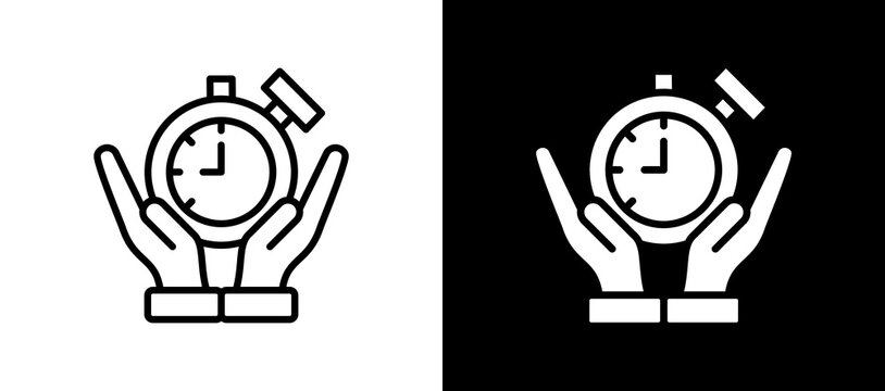 Time Control lineglyph icon