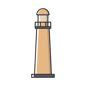 Illustration of a lighthouse