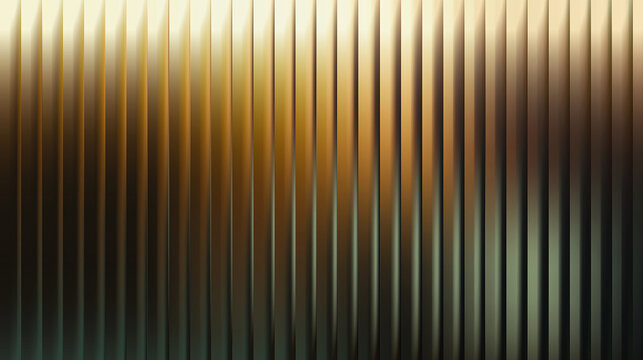 Vertical metallic ribbed texture with gradient gold and bronze tones