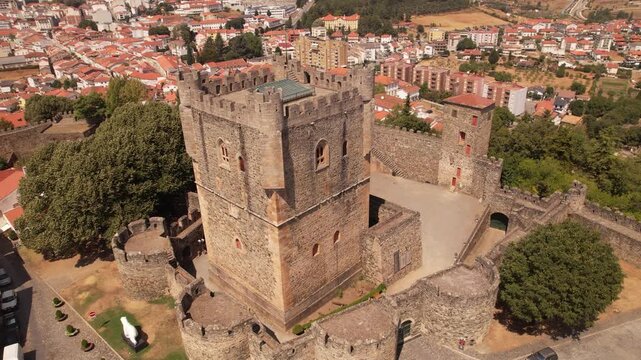 Castle of Braganza in Portugal