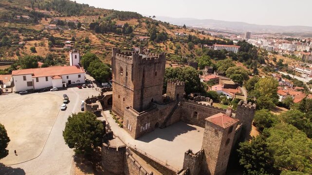 Castle of Braganza in Portugal