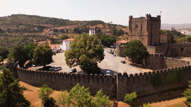 Castle of Braganza in Portugal
