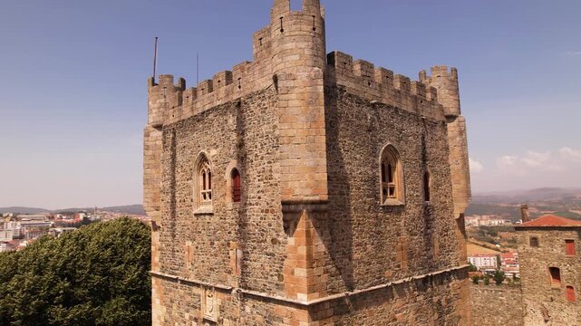 Castle of Braganza in Portugal