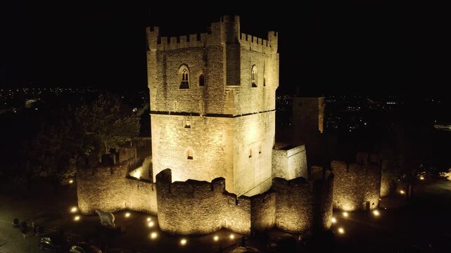 Castle of Braganza at Night