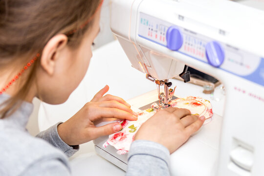 using sewing machine