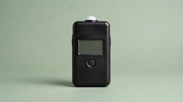 Handheld digital light meter device for photography and illumination measurement on neutral background
