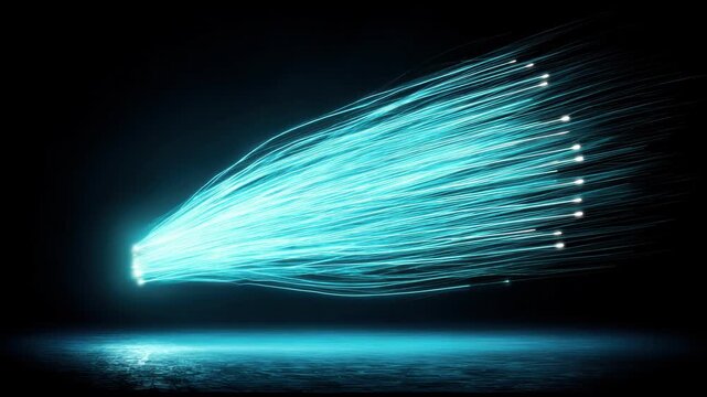 Quantum Ad Flow Seamless Loop Featuring Advertising Streams in Quantum Paths for Enterprise AI Programmatic Marketing and Campaign Routing Background Video.