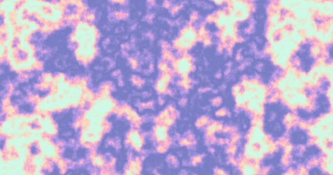 Abstract pastel cloud texture with lavender purple mint and peach blotches in organic pattern