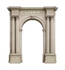 Obraz premium PNG Elegant classical stone archway design.