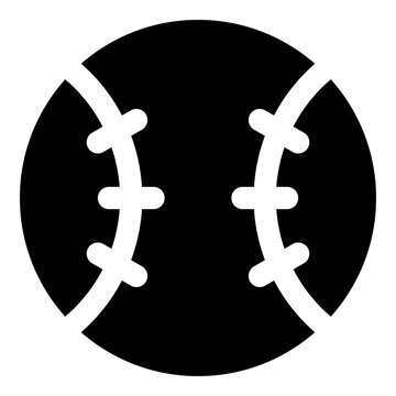 baseball solid icon