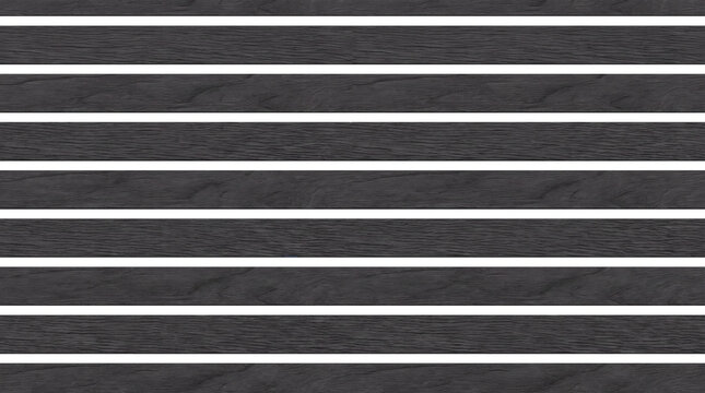 Seamless pattern of dark gray wooden planks with thin white lines in between, creating a textured background.