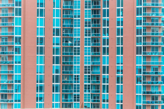 Luxury appartment building in Miami Florida USA