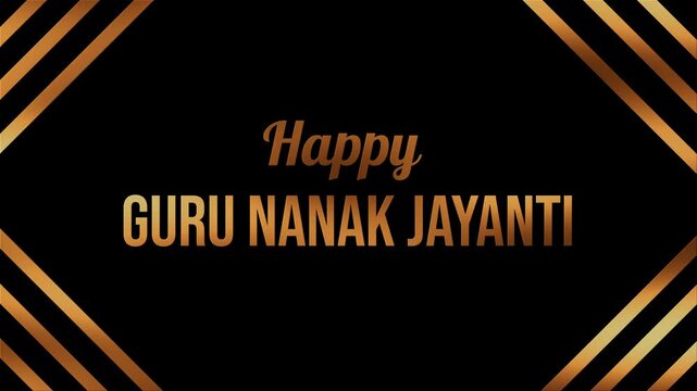 Luxury-themed graphic celebrates Guru Nanak Jayanti