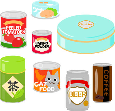 缶入りの食料品やペットフード