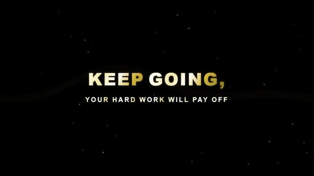 Animated Motivational Quote Kinetic Typography Motion Graphic