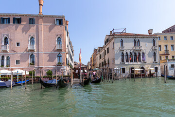 Gondola Traghetto di Santa Sofia in Venice Italy © Luiz Barrionuevo
