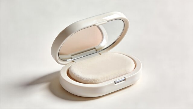 Makeup Cushion Foundation Compact Case Round Mirror Cosmetic Packaging
