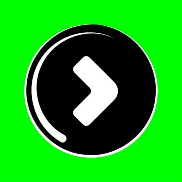 Next Button Icon Animation for Game UI Navigation and User Interface