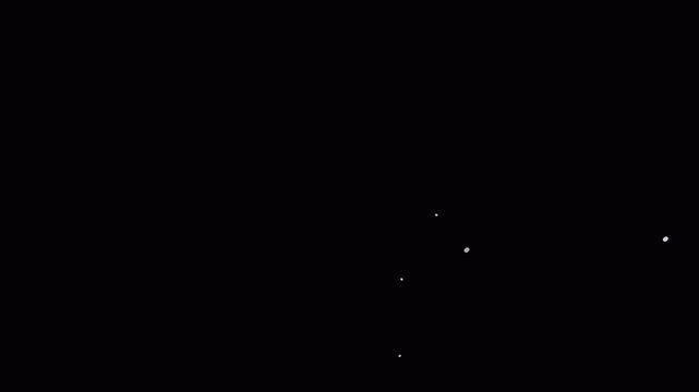 16mm Vintage Film Gate Border Dirt Clusters and Corner Sprocket Hole Debris Flakes Overlay Animation 10 Seconds Loop in 4K UHD