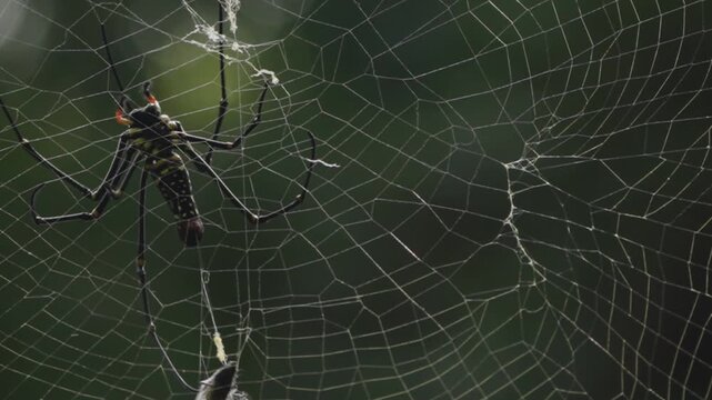 spider on a web