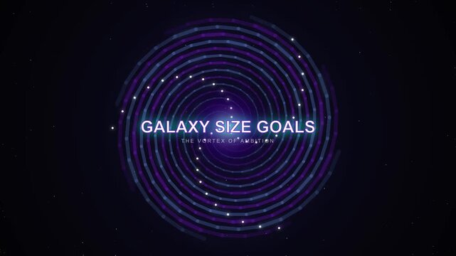 Glowing abstract cosmic blueprint revealing galaxy size ambition and future plans