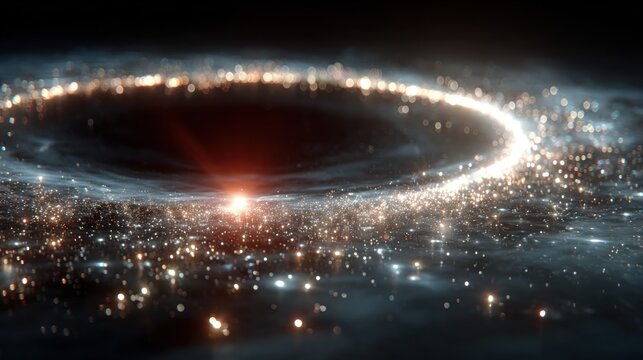 Astronomical Phenomenon: Black Hole with Accretion Disk