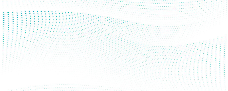 Transparent Vector Gradient Blue Color Halftone Background Staggered Dots Pattern modern dotted