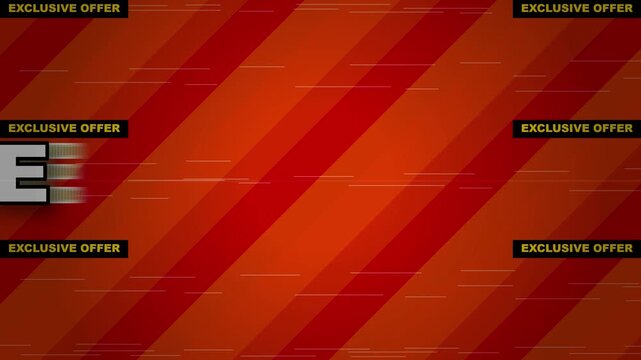 Vibrant red abstract sale discount banner background for marketing promotions and commerce