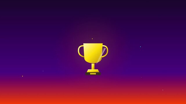 Creative Trophy Award Victory Champion Success Icon