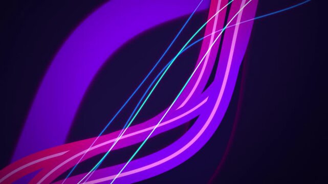 Glitch ribbon digital wave seamless loop motion background