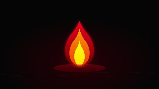 fire flame hot energy burn blaze icon
