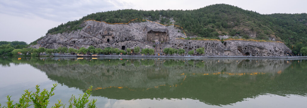 ancient grottoes and buddhist sculpture of Longmen Grottoes, Luoyang Henan Province