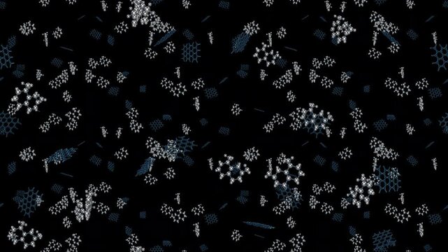Graphene and asphalt loop tile falling with alpha. This footage with an alpha channel is loopable and tileable and can create an endless and seamless background.