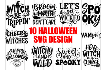 Fototapeta premium Halloween SVG Design Collection