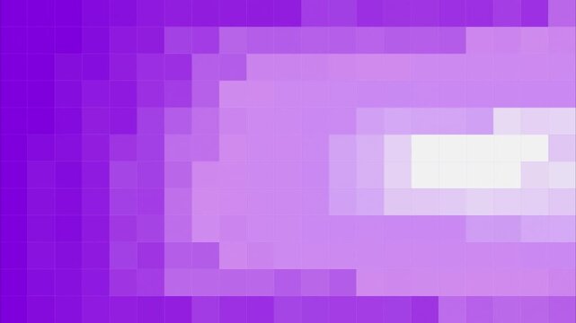 Abstract purple pixel grid pattern retro 8-bit digital aesthetic background for gaming technology and futuristic presentation backdrop