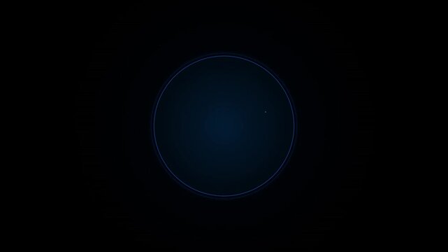 modern blue globe world connection animation black screen