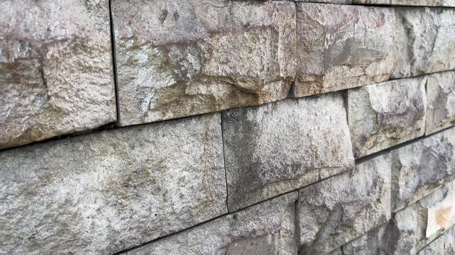 Natural stone wall texture background for interior and exterior design