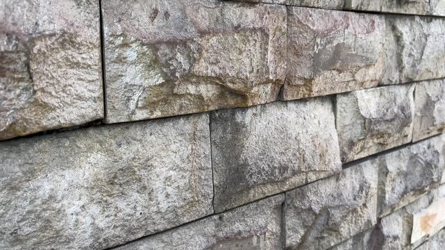 Modern Natural Stone Cladding Wall Texture Background For Architecture Design