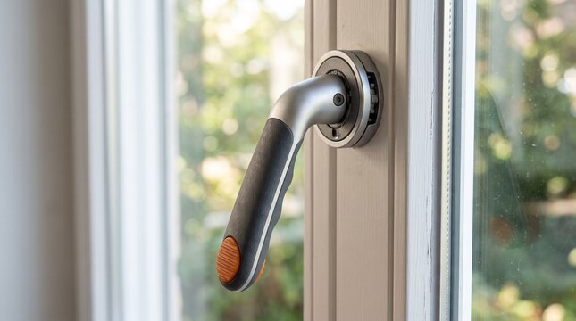Accessible window handle mechanism designed for effortless opening and safe home operation in modern interiors