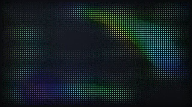 A scatter plot visualization displaying data correlation on a dark background