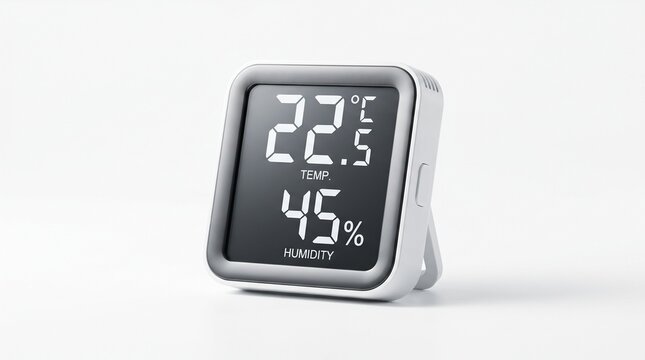 : Digital Thermometer and Hygrometer with LCD Display