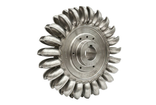 Metallic Pelton turbine runner wheel for hydroelectric power generation