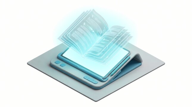 3D Digital Hologram Book Reader