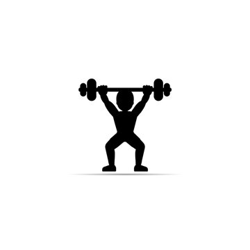man exercising with dumbbell
