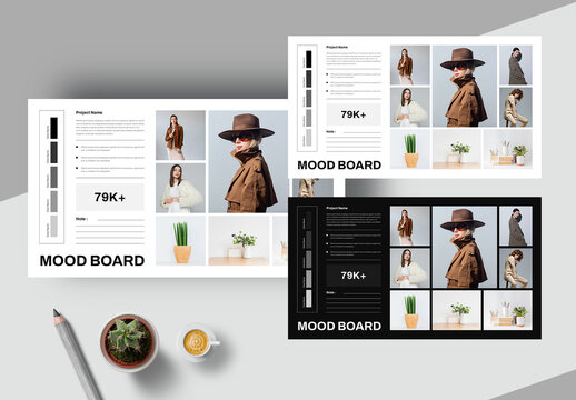 Mood Board Template Design