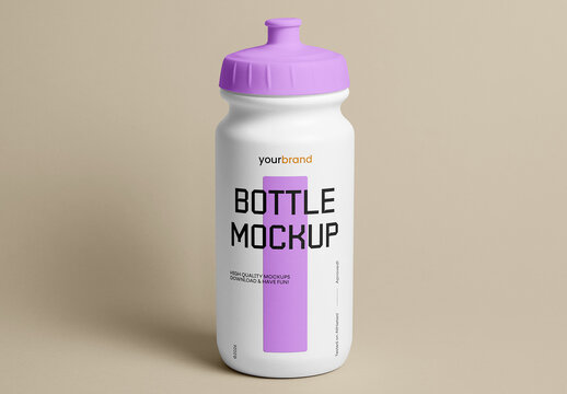 Sports Bottle Studio Shot Mockup