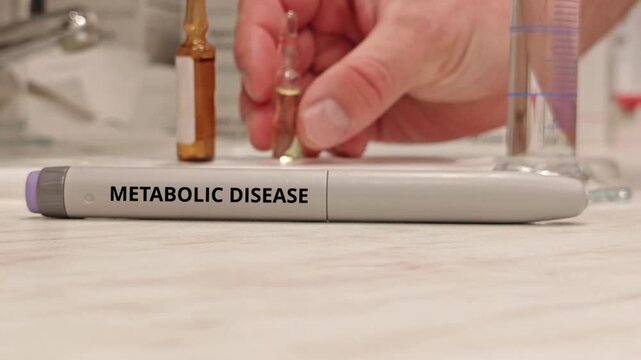 METABOLIC DISEASE treated with selected glucose-lowering or weight-management medicine supplied in an injection pen