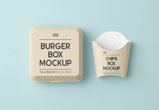 Fast Food Packaging Mockup