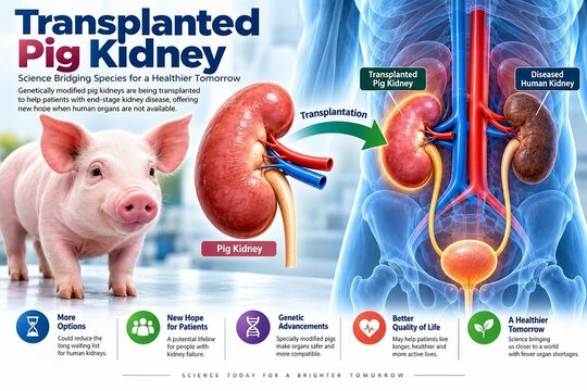 Transplanted Pig Kidney: Xenotransplantation and Future of Organ Transplant Medicine
