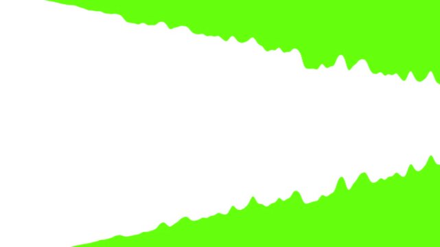 Torn split background. Rough edge line reveal transition